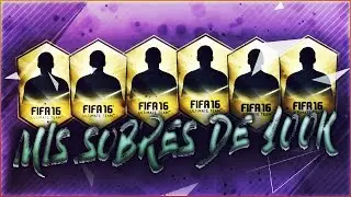 MIS SOBRES DE 100K | 100K PACKS X10 | FIFA 16 UT | Pumuscor