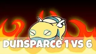 DUNSPARCE 1 VS 6 - Pokemon Showdown