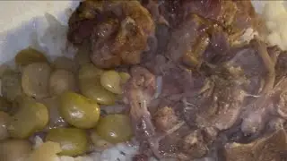 EATING NECK BONES & RICE *||~ LIMA BEANS *||~ COKE & WATER *||~ GOODNIGHT BOOKIES 😘