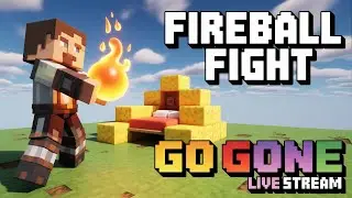 MINECRAFT LIVE FIREBALL PVP  #minecraft #shorts #live