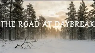 🛤️ First Light on the Snowy Road