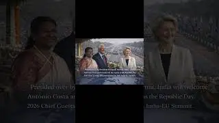 Republic Day 2026: A Historic India&ndash;EU Partnership on Display #shorts #ytshorts #republicday #europe