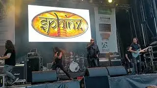 Sphinx - La muerte sobre un papel (Zurbar&aacute;n Rock Burgos 9-7-2022)
