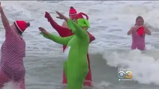 Thousands Of Dutch Revelers Celebrate New Year With Polar Plunge