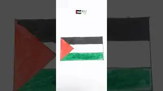 Palestine Flag Art🇵🇸 #freedom #shorts #palestine #art #free #israel #middleeast #trending #peace