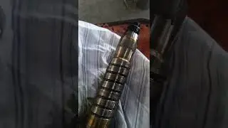 Yamaha 350 hp lower unit driveshaft bad #outbord #reper& service#marine#mechanich#boatengine #muscat