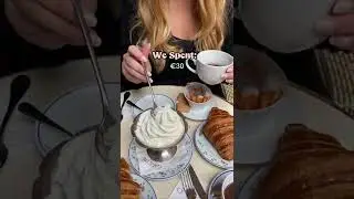 FAMOUS Hot Chocolate In Paris! ☕️ #shorts