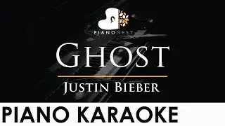 Justin Bieber - Ghost - Piano Karaoke Instrumental Cover with Lyrics