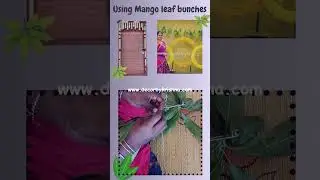 Decor battle! Mango leaves Vs Floral foam.