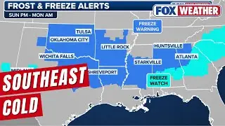 Southeastern US To See Frigid Temps As Winter Kicks Into High Gear