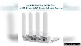 High Performance 4G LTE WiFi Router 300Mbps with SIM Card Slot and Wide Coverage for Indoor Outdoor