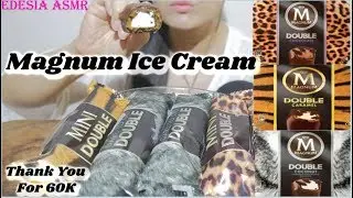 ASMR 咀嚼音 Magnum Ice Cream Bars マグナムアイスクリーム 夢龍雪糕 매그넘 아이스크림 먹방 Bâtonnets glacés *EATING SOUND*