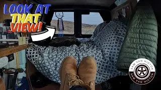 ENGLAND, DERBYSHIRE PEAK DISTRICT | Roadside VW T4 campervan wild camp on a work night!