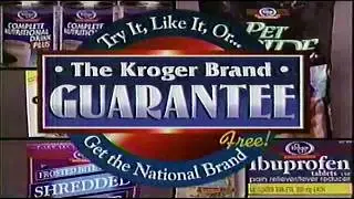 Kroger Grocery Store Kroger Brand Sale Commercial (1999)