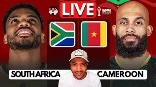 🔴 SOUTH AFRICA vs CAMEROON LIVE | AFCON 2025 | WATCH ALONG