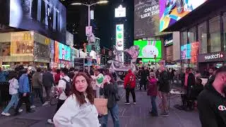 Times Square New York City walk