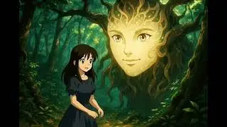 Jungle Se Baat Karne Wali Girl 🌳✨ | Ghibli Style Story #shorts #ghibli #animation
