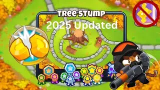 🔥 Tree Stump HALF CASH Guide | No Monkey Knowledge - BTD6 (2025 Updated)