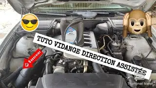 TUTO VIDANGE DIRECTION ASSIST&Eacute;E EN 10MN  ( PROBL&Egrave;ME FUITE BRUIT DA BMW 530D E39 E46 X5 E53)