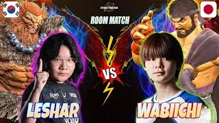 SF6 | LeShar (#1 Ranked Akuma) vs Wabiichi (Ryu) 👉 High-Level Street Fighter 6 Gameplay