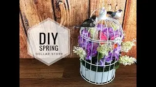 Spring Birdcage DIY | Dollar Store | Home Decor