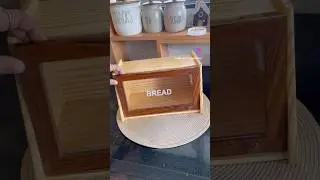 #amazon #kitchen #organizer #kitchenhacks #kitchenappliances #baking #bread #cooking #wooden #box