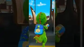 Let's go to school 🏫..... #childrenscartoon #learningisfun #schooltime #happyschooling