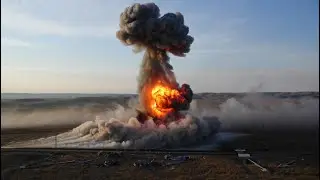 Massive Ukrainian FPV Drone Raid DESTROYS Russian Supply Train &mdash; 200,000 Shells Exploded!