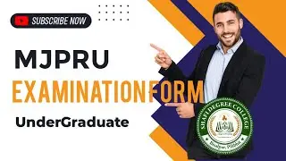 Are you trying to fill the MJPRU examination form?