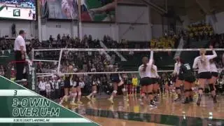 Spartan Volleyball Top 5 Moments from 2015