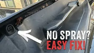 Windshield Wiper Nozzle Not Spraying? Check Out This DIY Fix!