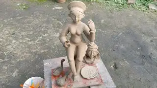 সরস্বতী ঠাকুরের ফাটা মারবো বেলে মাটি দিয়ে