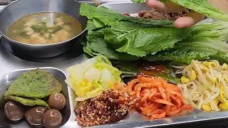 찐 단골만 아는 한식뷔페, 단골 부부의 식판