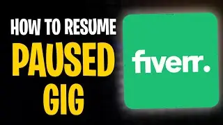 Как возобновить приостановленный концерт на Fiverr (снова начать концерт после его приостановки) ✅