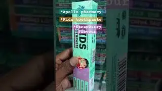 Apollopharmacy | Kids toothpaste | Strawberry flavour | #shorts