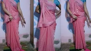 Wedding saree Draping guide l elegant bridal saree Draping tutorial step by step 🤩#saree #winter