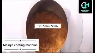 Coating Pan Machine | Flavoring Machine for Namkeen, Chips & Dry Fruits | using video