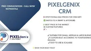 Pixelgenix CRM &ndash; Smart CRM Solution to Grow Your Business Faster