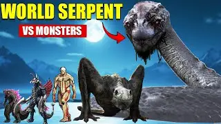 World Serpent vs Giant Monsters | 3D Monster Size Comparison 2025