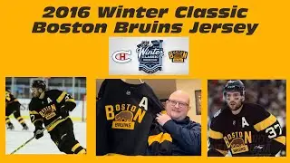 2016 Winter Classic Boston Bruins Patrice Bergeron Jersey - Made in Canada - MIC - Authentic Reebok