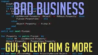 BAD BUSINESS | HACK/SCRIPT | NEW GUI, SILENT AIM, ESP, NO RECOIL & MORE!
