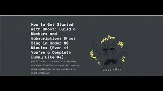 How to:  Set up a Zapier Automation in Ghost (New Ghost Course on Turning Your Blog into a Business)