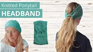 SENTRO 40 Needles Ponytail Headband - Ear warmer Tutorial for Beginners!
