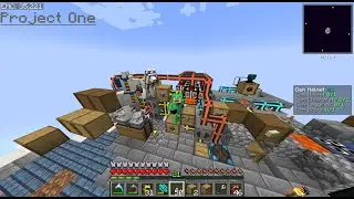 Minecraft Modpack (Project One) Let's Play Part 5 Better Power Generation, Auto Hammering N Sieving!