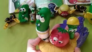 VeggieTales Unboxing! Rare Decor, Chick-fil-A goodies and VT figures!!