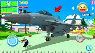 Jack Become Air Force Jet Pilot ✈️ 🥳 in Dude theft wars
