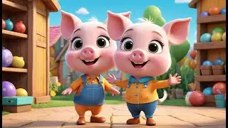 This Little Piggy &ndash; Funny Marshmallow Circus | Fun Piggy Song for Kids | Nursery Rhyme Adventure