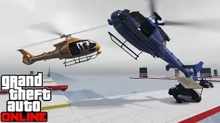 DRIVERS VS HELICOPTERS | GTA ONLINE z EKIPĄ [JANOWSKY, THE MICHAEL i BLUEQ] #116