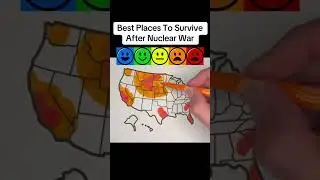 Best Places To Survive After Nuclear War In The United States🇺🇸#unitedstates #usa #map #geography