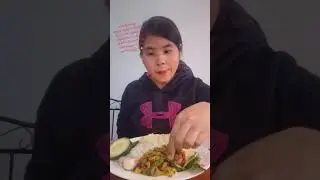 Indian style stir-fried chicken 🍗 soup🍲fish paste sauce is my essential😋#Thiri food & cooking vlog#